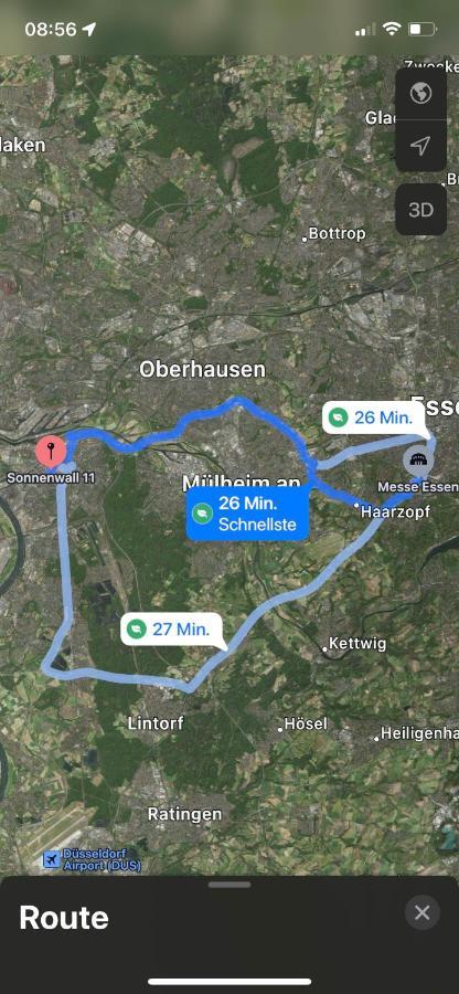 *City, Naehe Hbf, Kingsizebetten, Fitnessecke* Duisburg Eksteriør bilde
